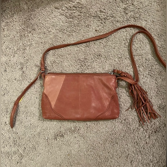 HOBO The Original Brown Leather Crossbody Bag